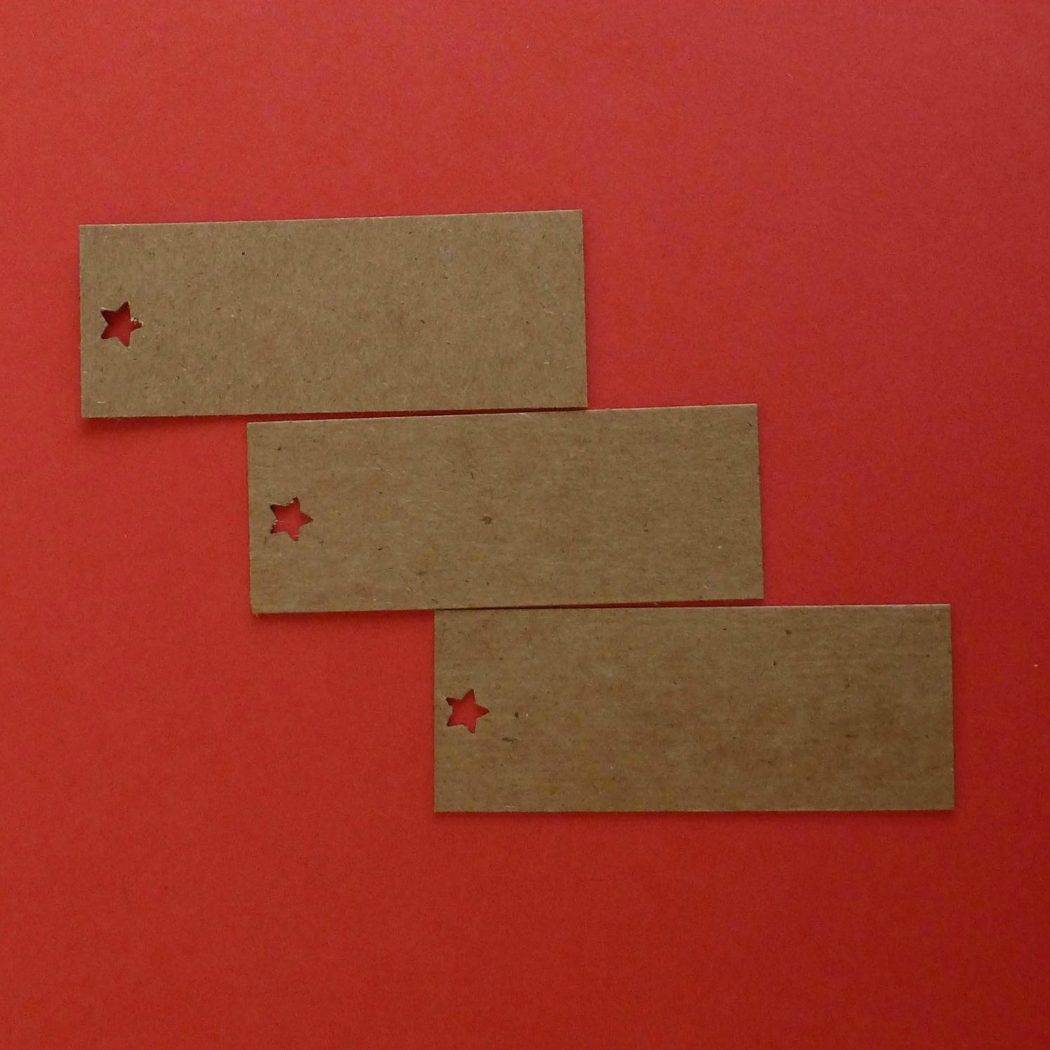 50 Chipboard Tags Hang Tags Craft Supplies Kraft Tags W String Etsy