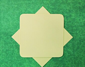 Tarjetas marfil (50): tarjetas cuadradas en blanco de 3,5 x 3,5. tarjetas de regalo tarjetas de notas planas para notas de agradecimiento, bodas de bricolaje. suministros para manualidades. etiquetas