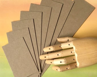 Headband Cards (50) 3x5 Medium Weight Kraft Chipboard Blank Card Hair Tie Cards Sturdy Product Displays Seller Supplies Thick cardboard card