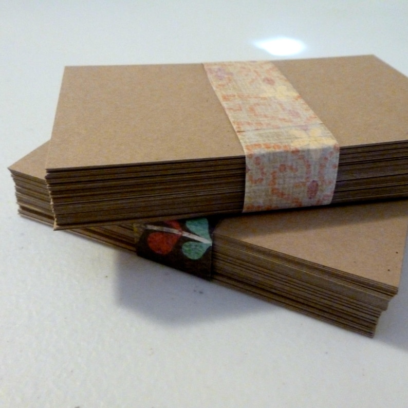 250 Biz Cards Kraft Cardstock Cards Blank Business Cards Diy Etsy