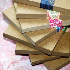 Postales de aglomerado Kraft (50) tamaño A2 (4,25x 5,5) tarjetas planas en blanco invitaciones rústicas ecológicas tarjeta de boda diy cartón guardar la fecha