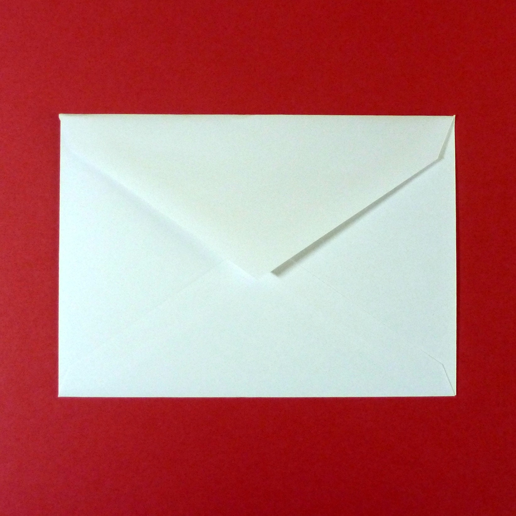 White Envelopes (25) - A1 (3.625" x 5.125") fits RSVP cards weddings party invitations announcements thank you notes pointed flap envelopes