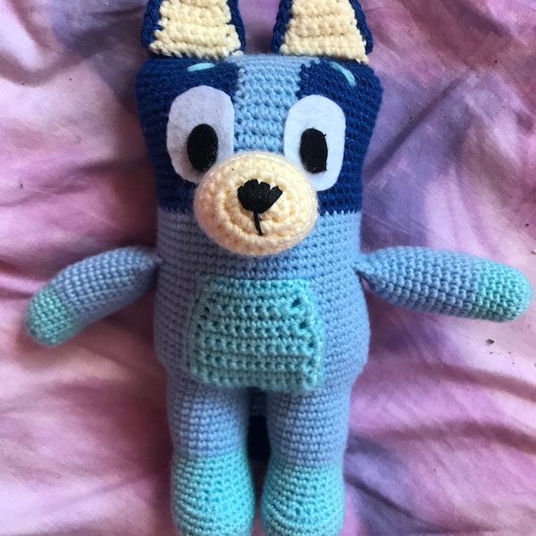 Blue Heeler Puppy Crochet Pattern