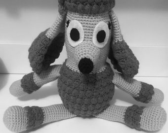 Pink Poodle Amigurumi Crochet Pattern