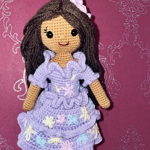 Flower Princess Amigurumi Doll Crochet Pattern