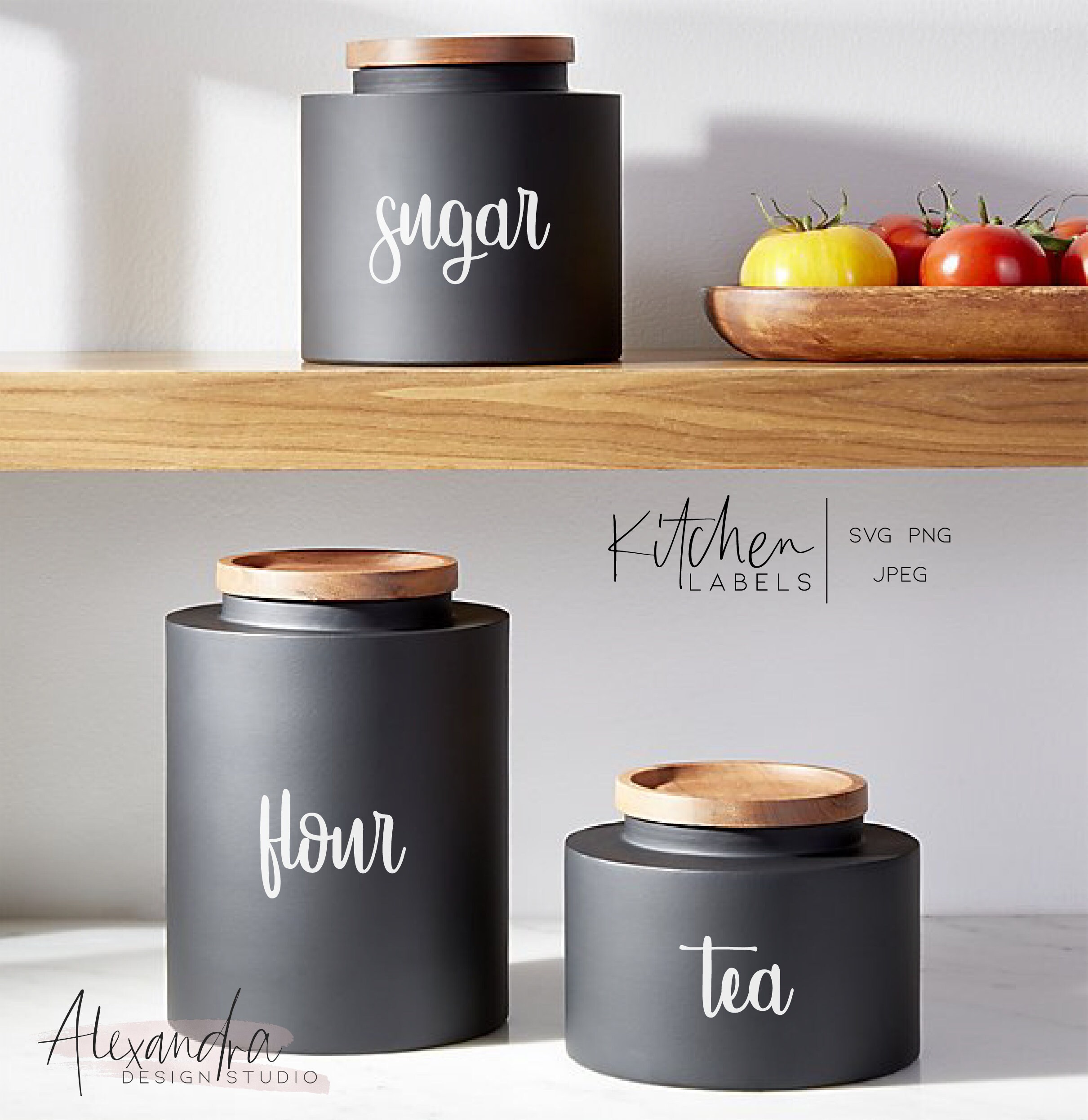 Download Kitchen Labels Pantry Labels : SVG DIGITAL DOWNLOAD cutting | Etsy