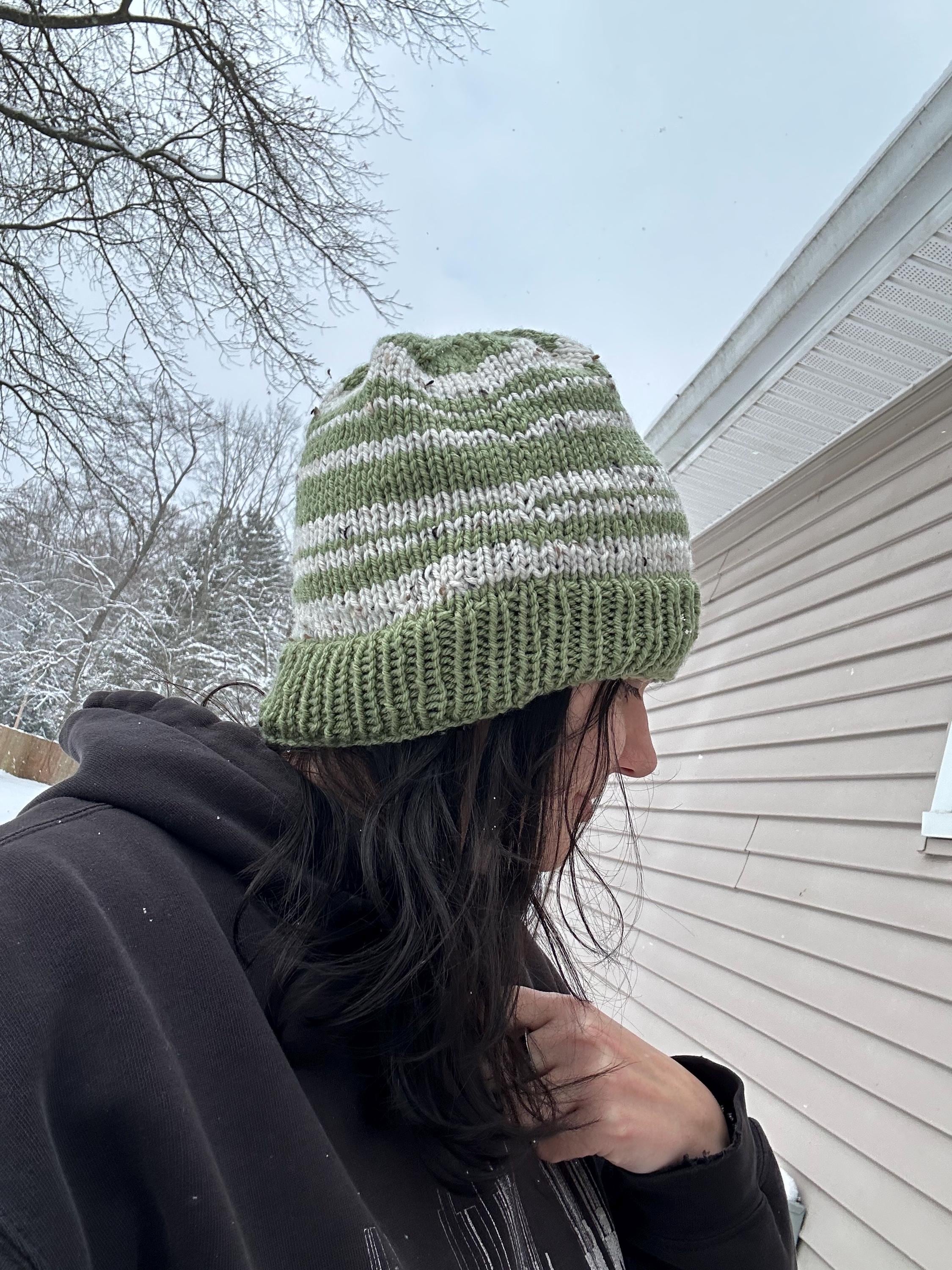 Bella Swan Green Striped Knit Hat Beanie Replica From 