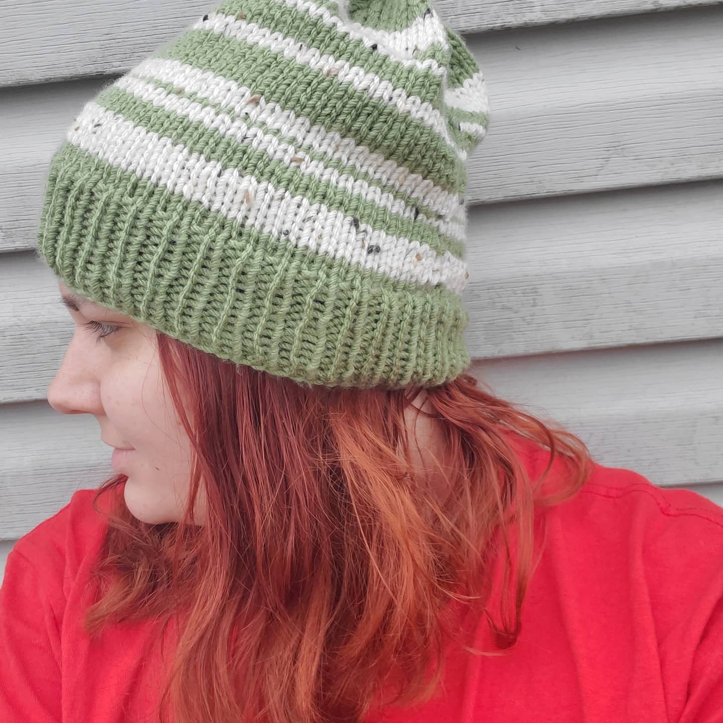Bella Swan Green Striped Knit Hat Beanie Replica From