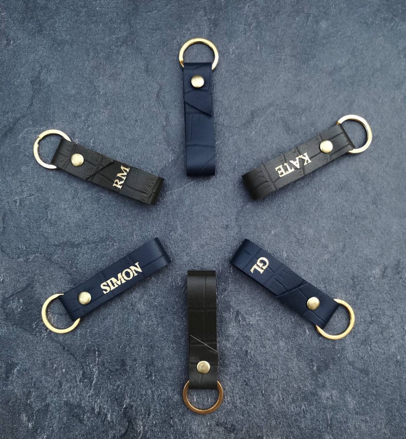 croc keychain with name