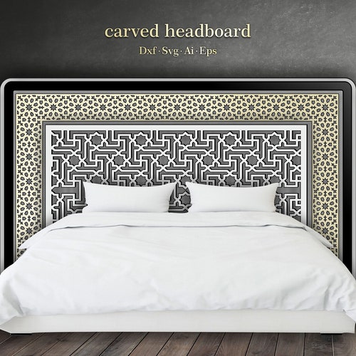 Decorative Carved Headboards for Bed Wall Panel With Moroccan - Etsy