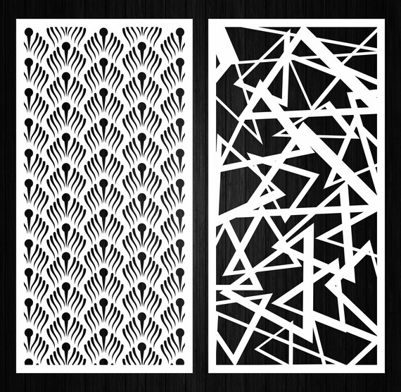 CNC Decorative Laser Cut Panels Template 10735545 Vector Art at