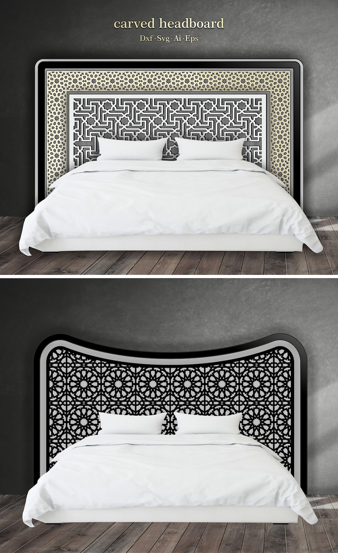 Decorative Carved Headboards for Bed Wall Panel With Moroccan - Etsy