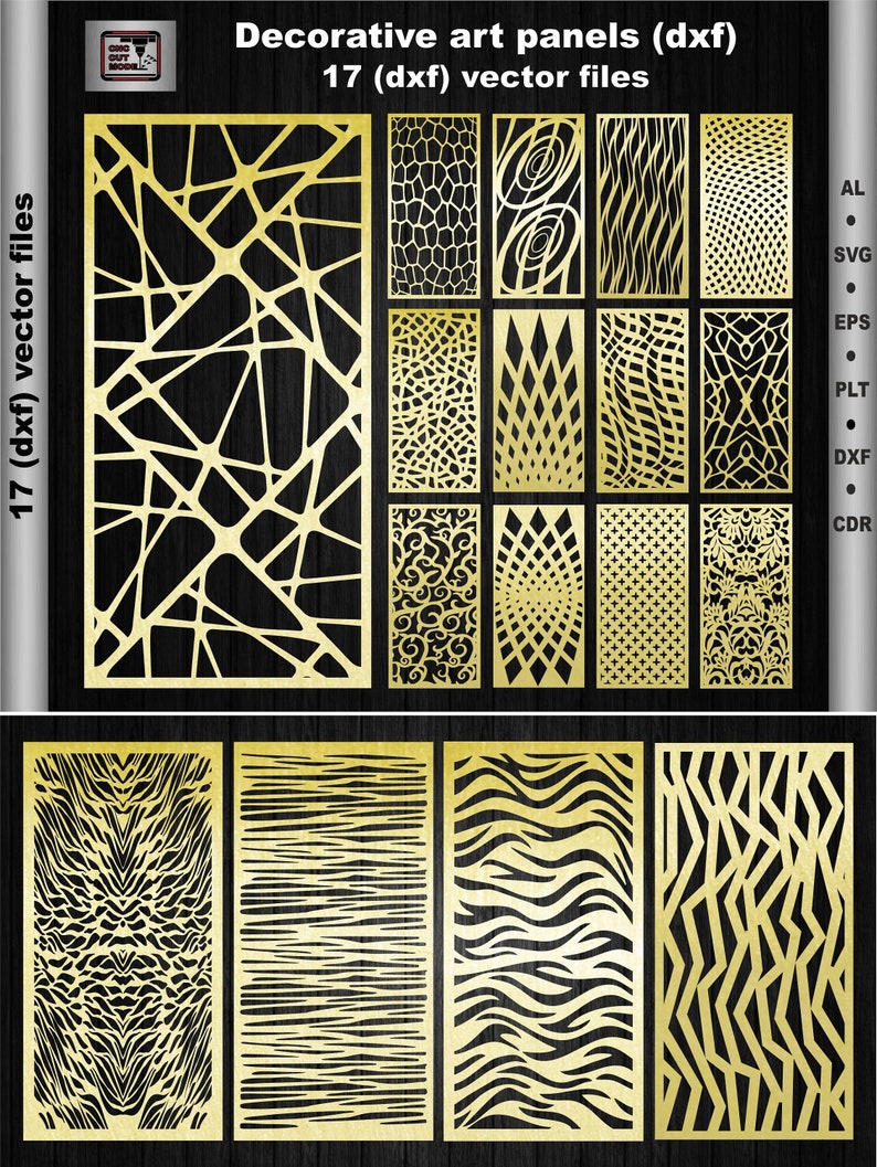 Ornamental Art Panels Decorative Panels Interior Etsy