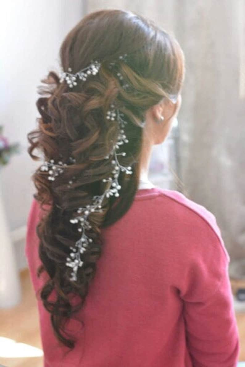 XXL Silver 1 meter 1.5 meter hair wire crystal jewelry bridal jewelry wedding Jewelry bridal Rhinestone Beads