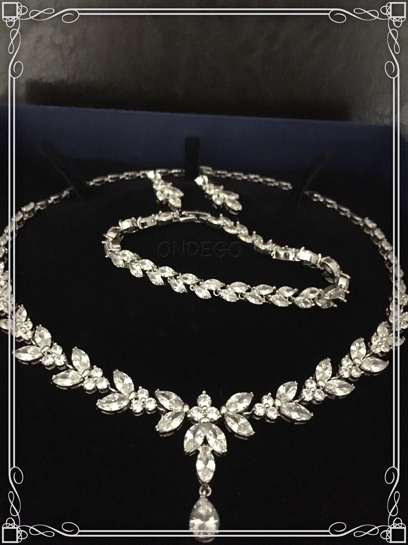 brautschmuck strass set