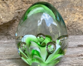 Bohemia Glass オブジェ 気泡入り Bohemia Glass オブジェ 気泡入り