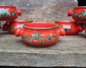 1 or 2 soup bowls GALLO Piroschka Vintage Ceramic 70s West Germany