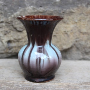 small Jasba vase 235 / 10 running glaze ceramic 50s 60s Germany