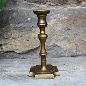 antique brass candle holder candlestick Art Deco 1930s 40s