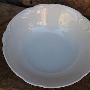 antique bowl white relief porcelain Art Nouveau around 1900s - 1920s