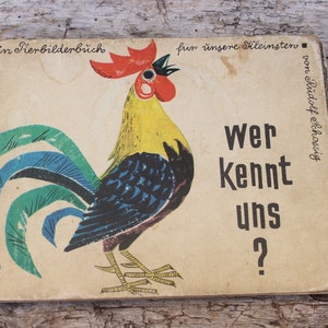 Picture book Who knows us Postreiter Verlag 1969 GDR image 1
