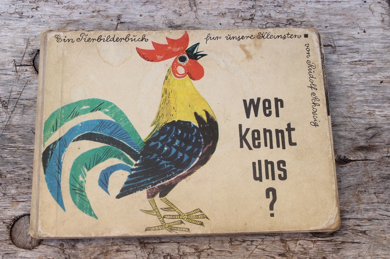 Picture book Who knows us Postreiter Verlag 1969 GDR image 1