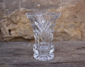 mini vase Nachtmann 24% lead crystal vintage 80s 90s Germany