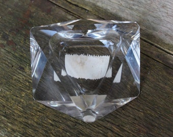 ヴィーゼンタールヒュッテ ブロック花瓶 Ø 12 cm / ブロックガラス花瓶