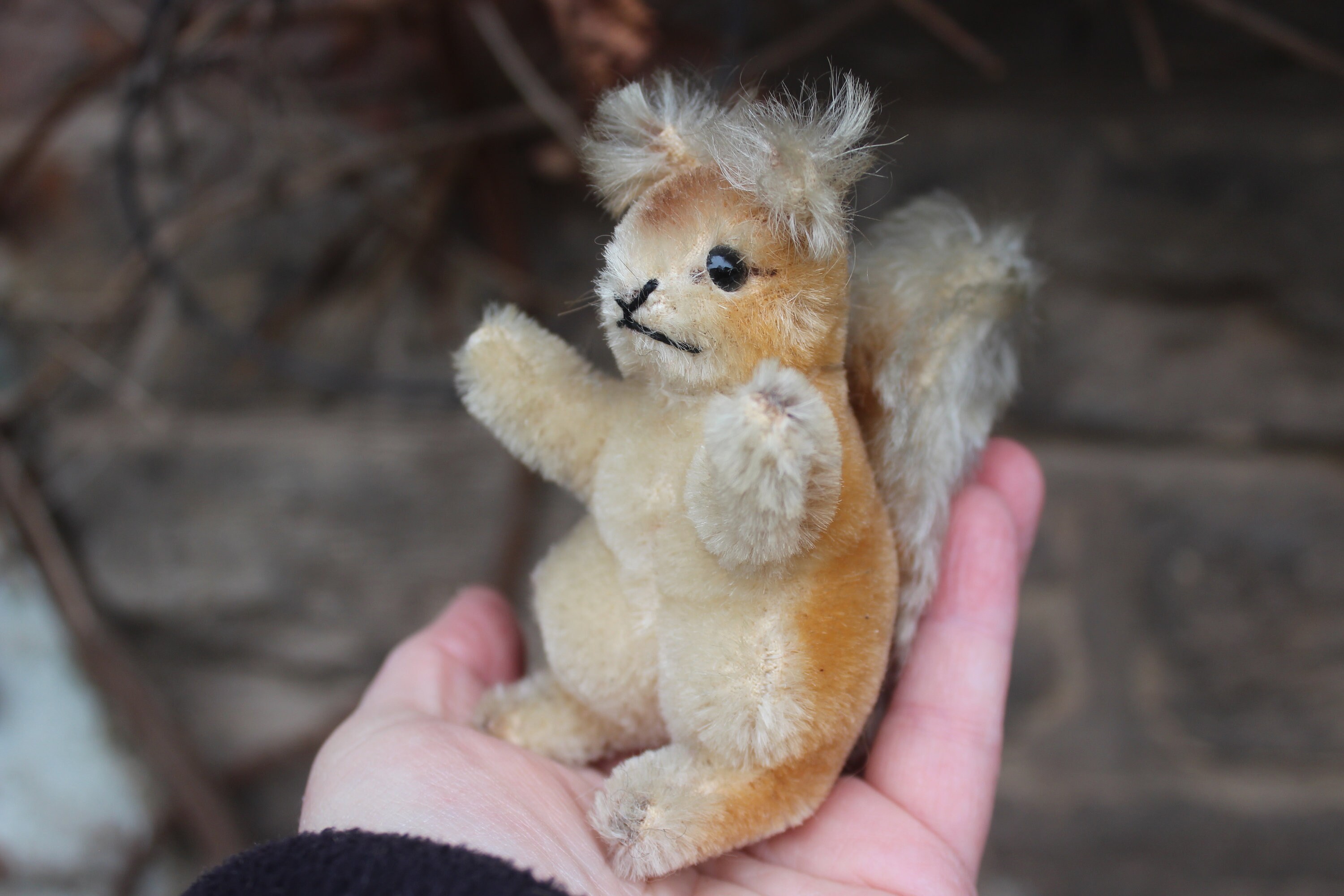 Old STEIFF Squirrel Possy 10 Cm Soft Toy Without Ids 50s 60s - Etsy