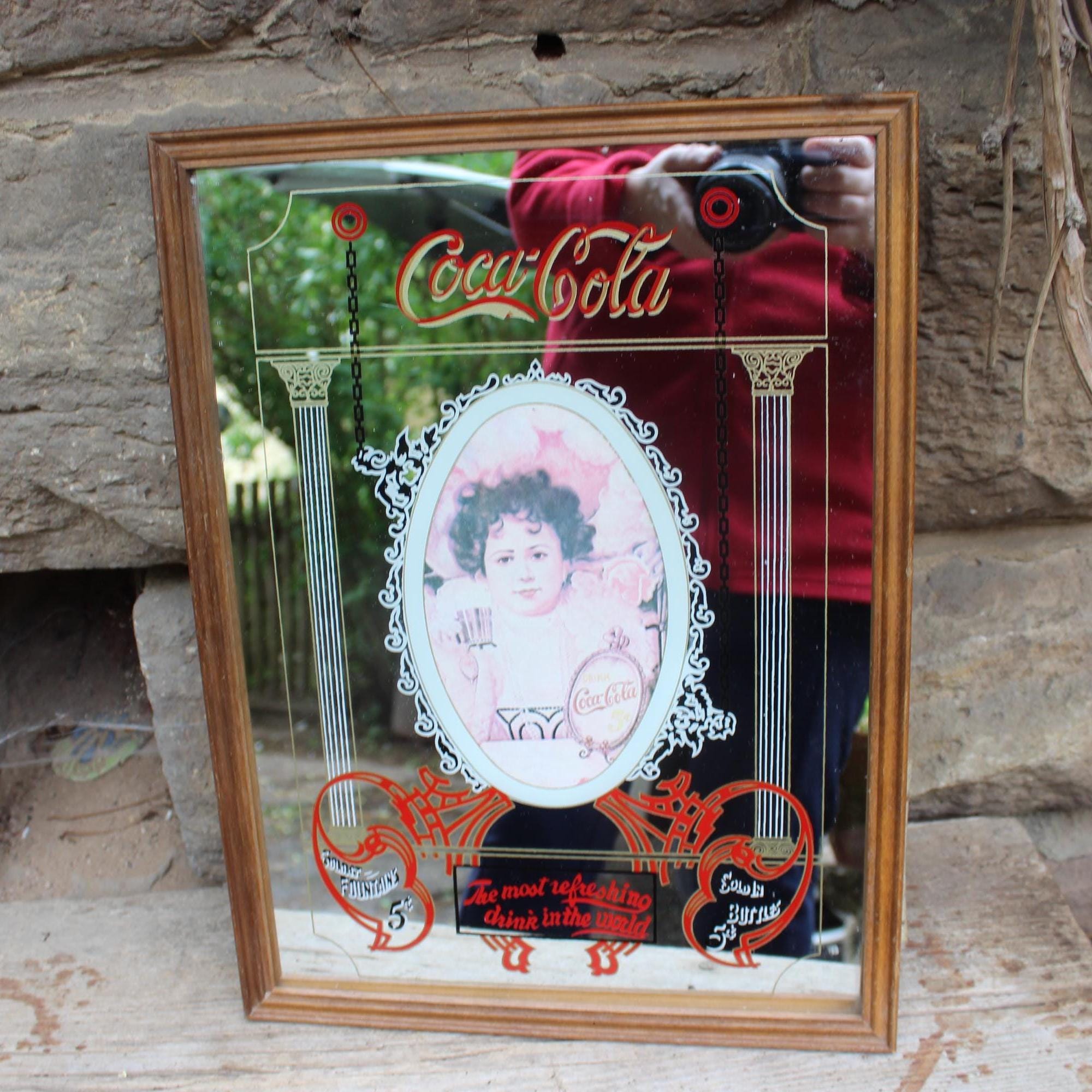 Coca-cola Nostalgia Mirror / the Most Refreshing Drink