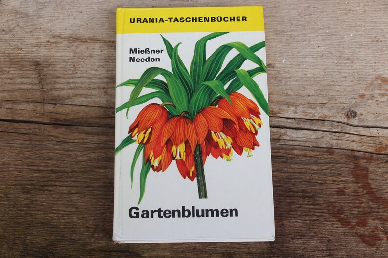 Vintage Buch Gartenblumen 70er Jahre DDR Bild 1