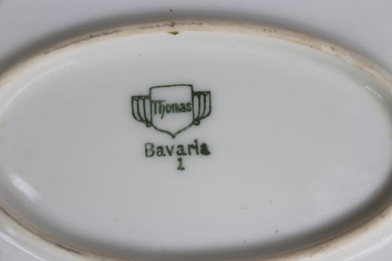 Ovale Schale Obstschale Thomas Porzellan 1908 - 1922