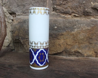 Vase Real Cobalt Unterweissbach Porcelain 70s GDR GDR