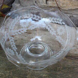Fruit Bowl Decorative Bowl Candle Bowl Flower Ornament Resin Crystal Derenburg 50s 60s GDR