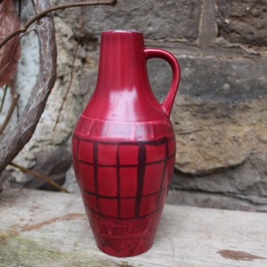 VEB Gräfenroda Vase Jug Weser Ceramics GDR 50s 60s