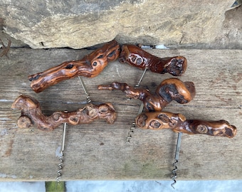 1 of 5 Corkscrew Grapevine Vintage 60s 70s