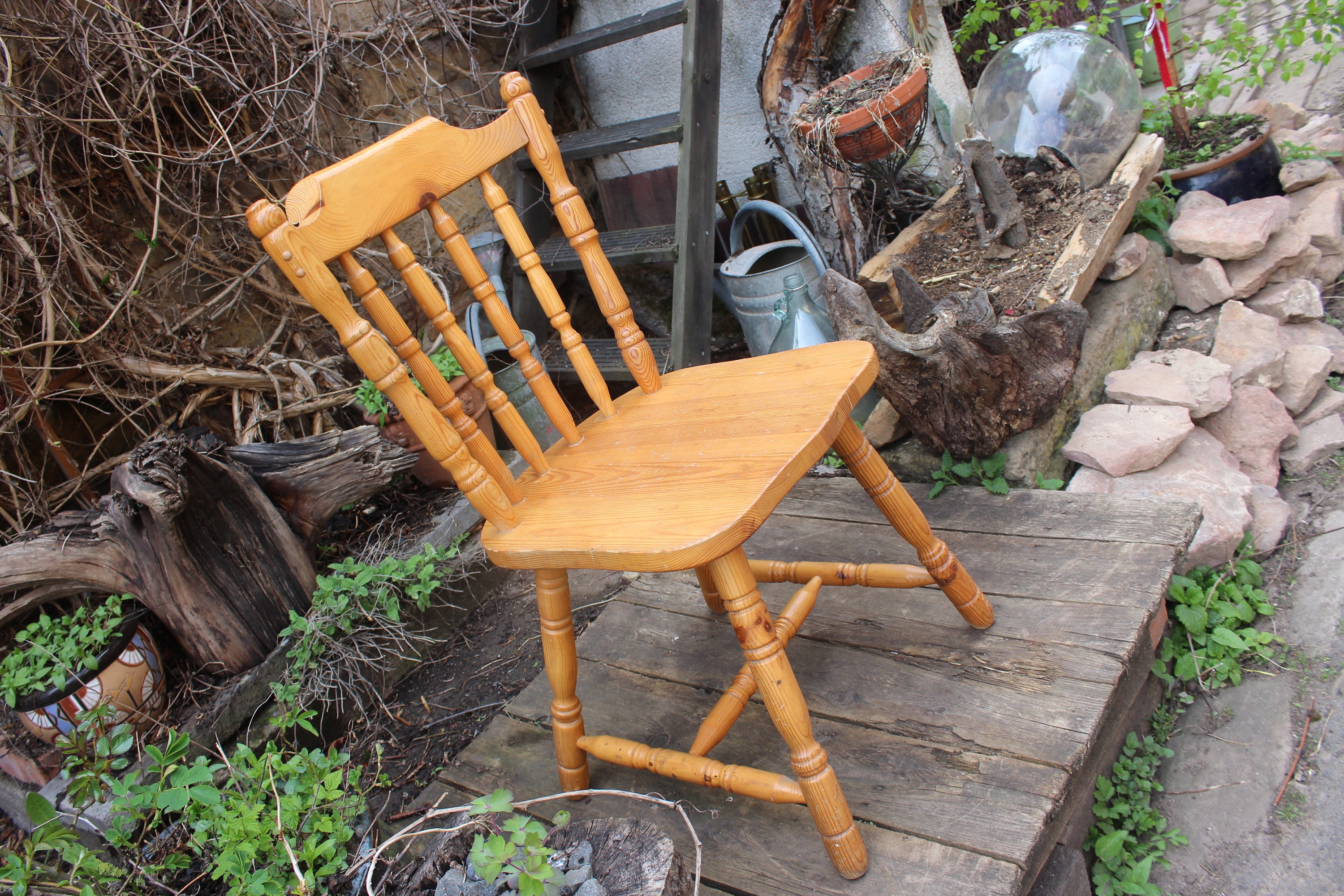 Home & Living 1 of 2 Chair Pub Chair Kitchen Chair Retro Kitchen 60s