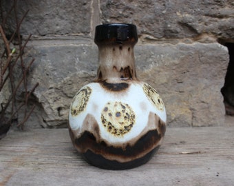 Dümler & Breiden Vase 1056/20  Fat Lava 60er 70er Jahre West Germany