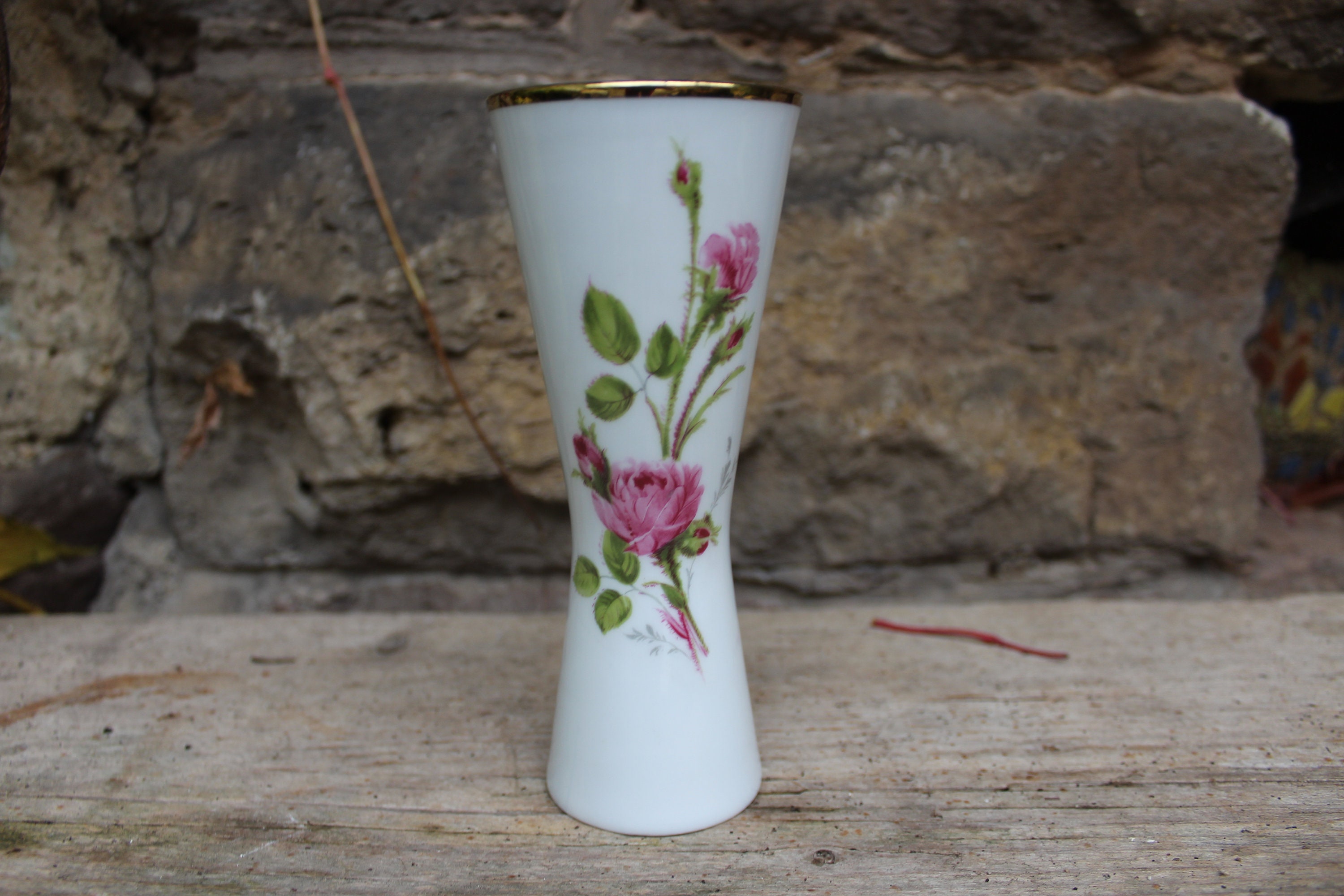 Hutschenreuther White Vase - Etsy