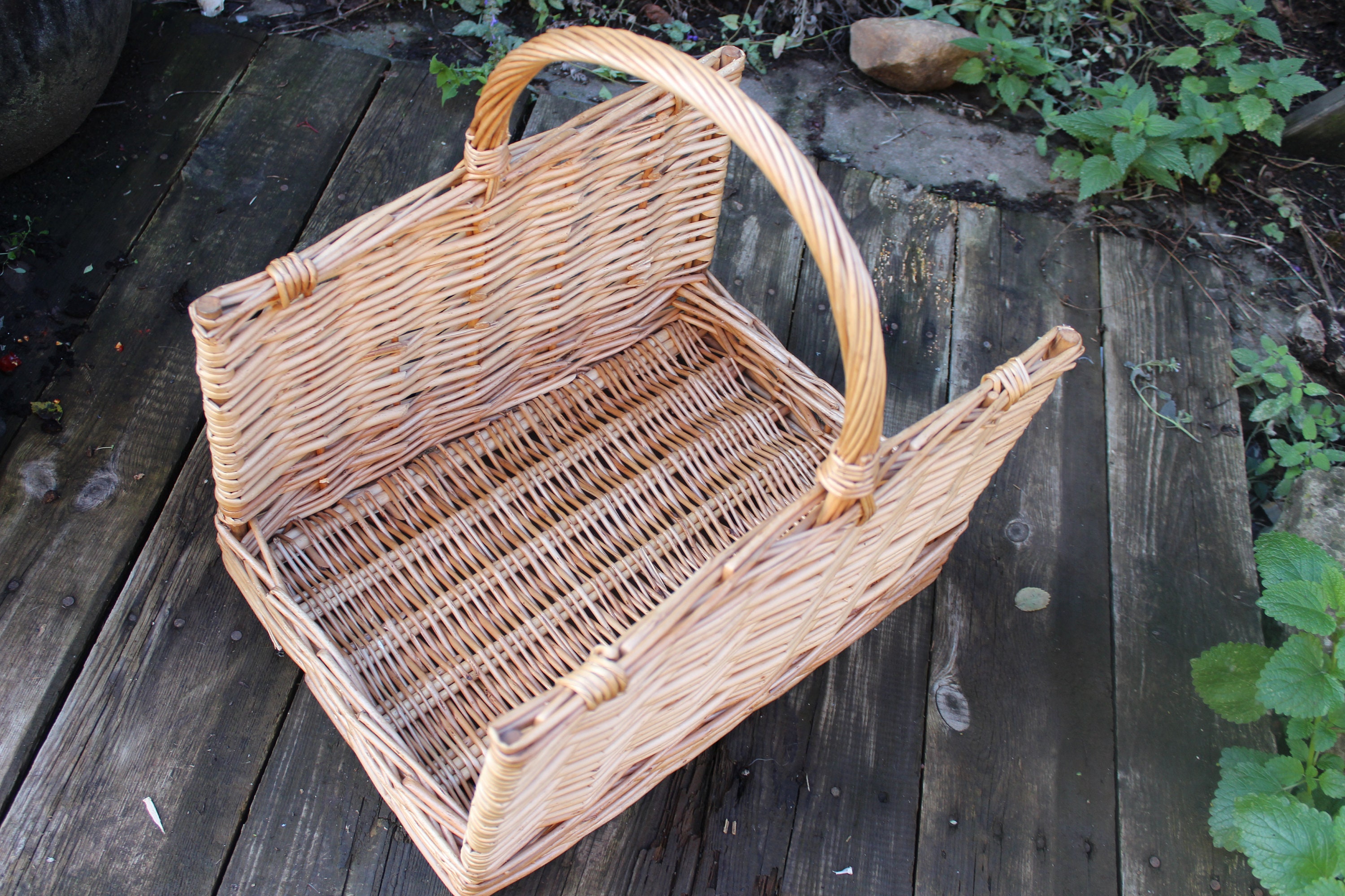 Firewood Basket,Wood Basket Felt Bag Felt Firewood Basket Portable Outdoor  Thickened Toys Storage Basket With Reinforced Handle,Firewood Log Carrier