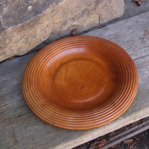 GDR wooden plate decorative plate bread plate bread bowl vintage 70s 80s
