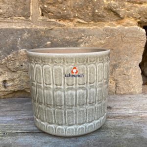 Maceta Scheurich 878-14, maceta de cerámica, estilo vintage de los años 90/2000, Alemania