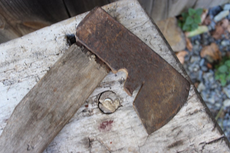 Antique Axe Beil Hand Forged 10s 20s