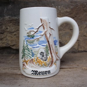 Beer mug Meura Thuringia 1970s 1980s GDR