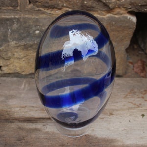 Björn Rönnqvist Glass Egg Glass Object IKEA KARISMA Art Glass Sculpture Vintage 2001 Sweden