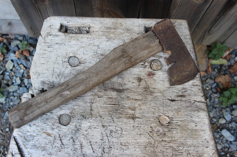 Antique Axe Beil Hand Forged 10s 20s