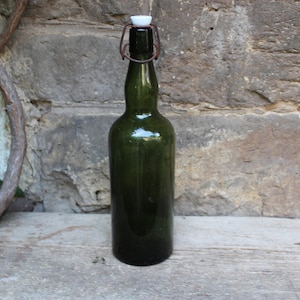 large old Weck swing top bottle juice bottle wine bottle 20s 30s