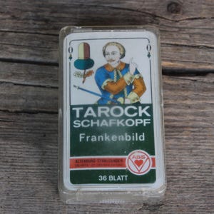 Schafkopf Tarot Frankenbild ASS Kaartspel Games Vintage jaren '80