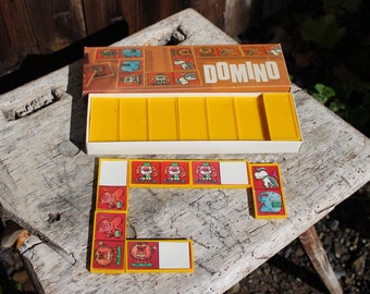 Vintage Domino Zirkus Tiere VEB Biggi unbespielt 60er 70er Jahre DDR GDR