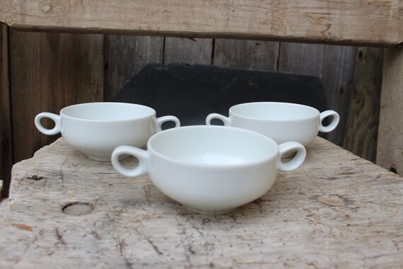 3 Suppentassen Suppen Tassen Vintage SCHÖNWALD Porzellan 70er 80er Jahre Germany